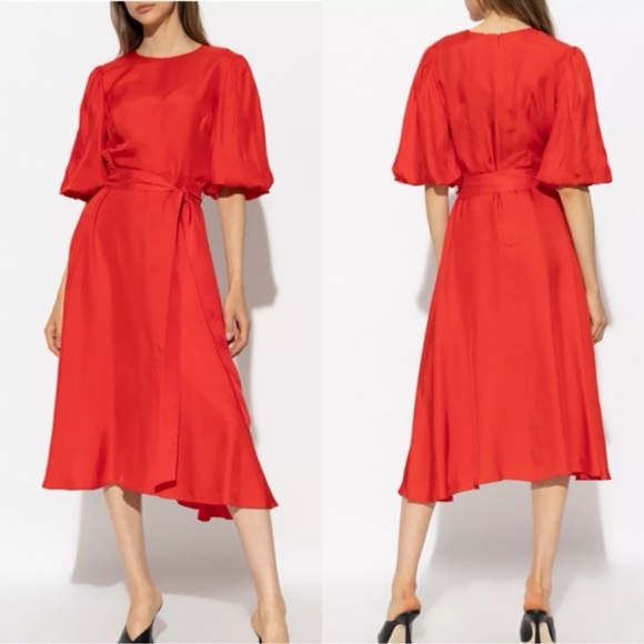 NWT Kate Spade Matinee Silk Blend Midi Dress - Picture 5 of 16